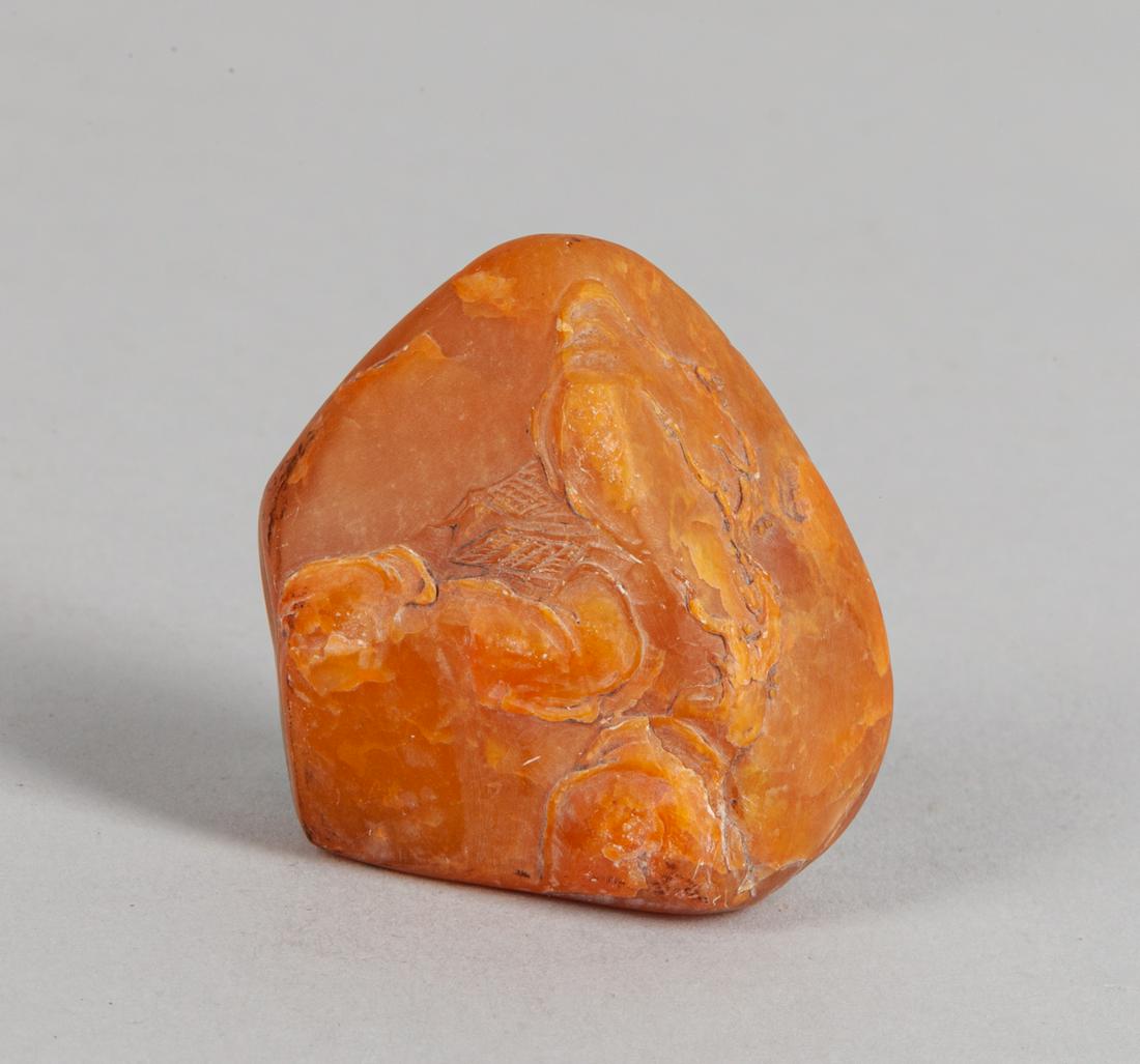 Chinese Yellow Color Stone Carving (1 of 5)