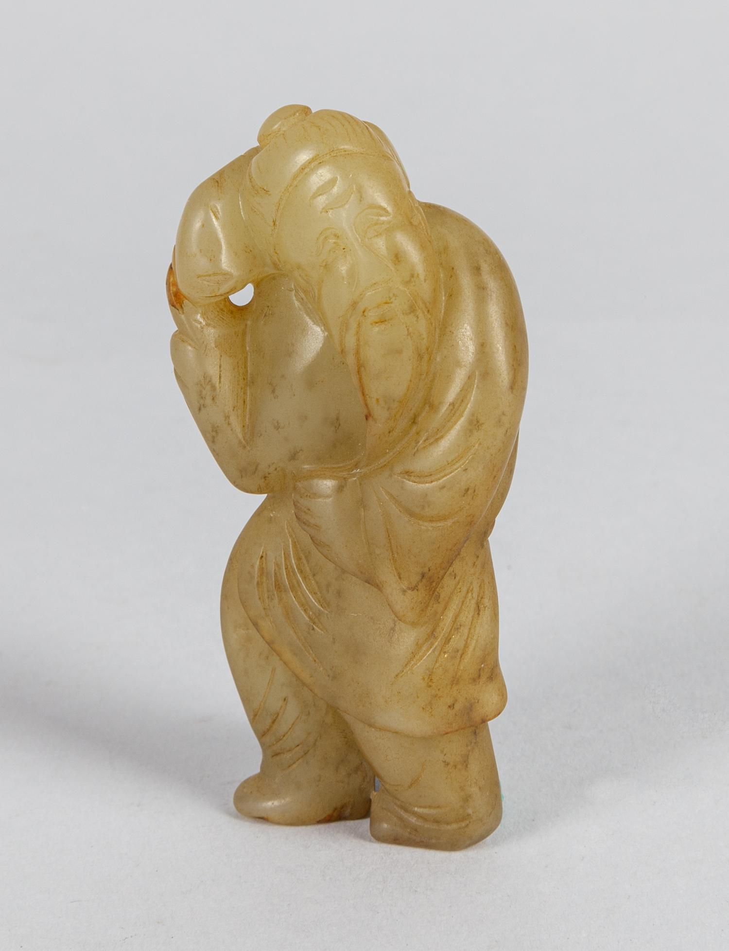 Chinese Jade Carving of Figure (1 of 6)
