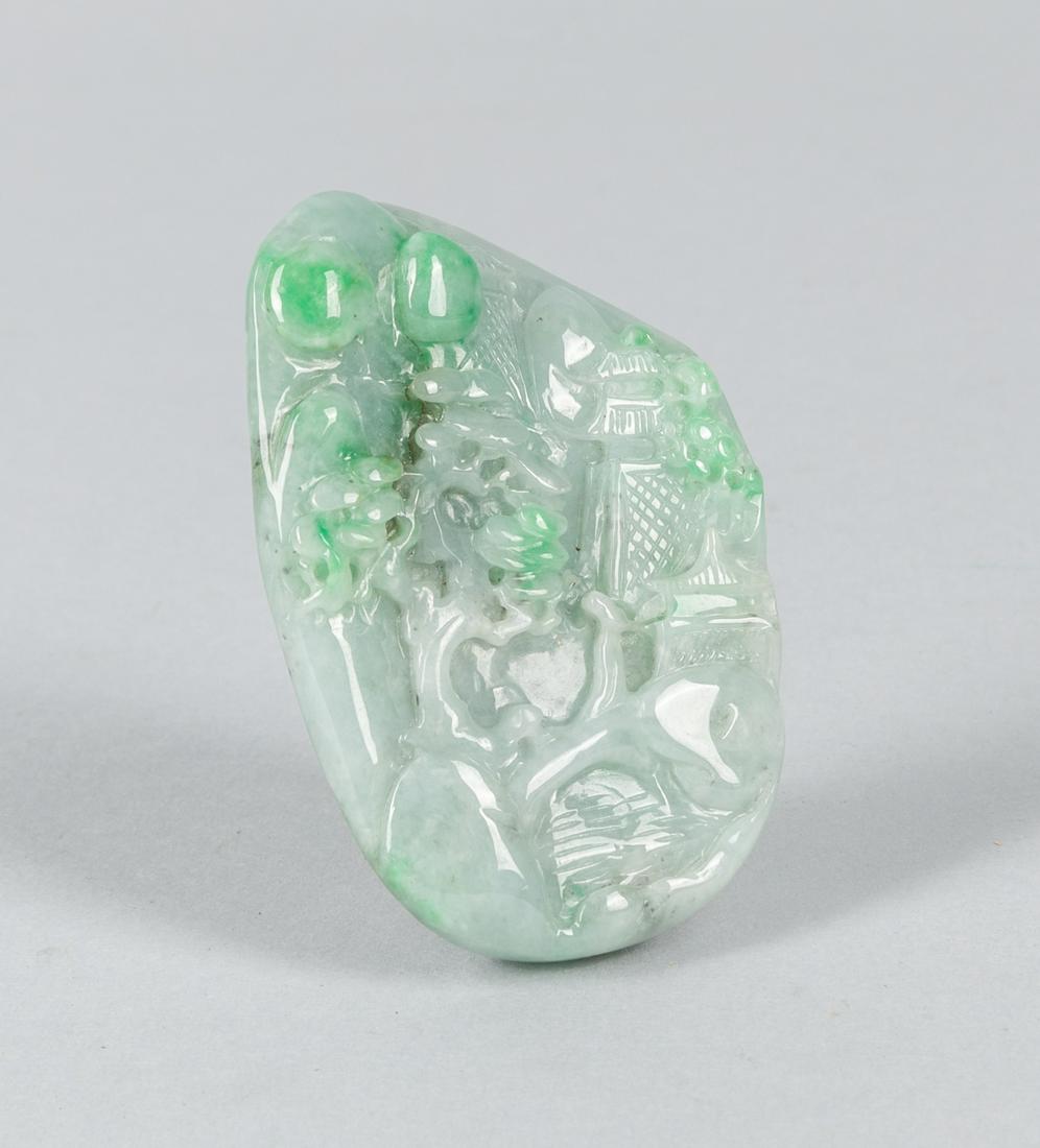 Chinese Jadeite Carving Pendant (1 of 7)