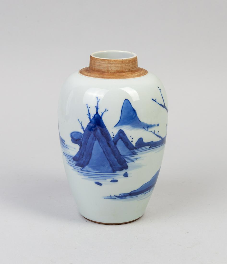 Chinese Export Blue White Porcelain Jar (1 of 13)