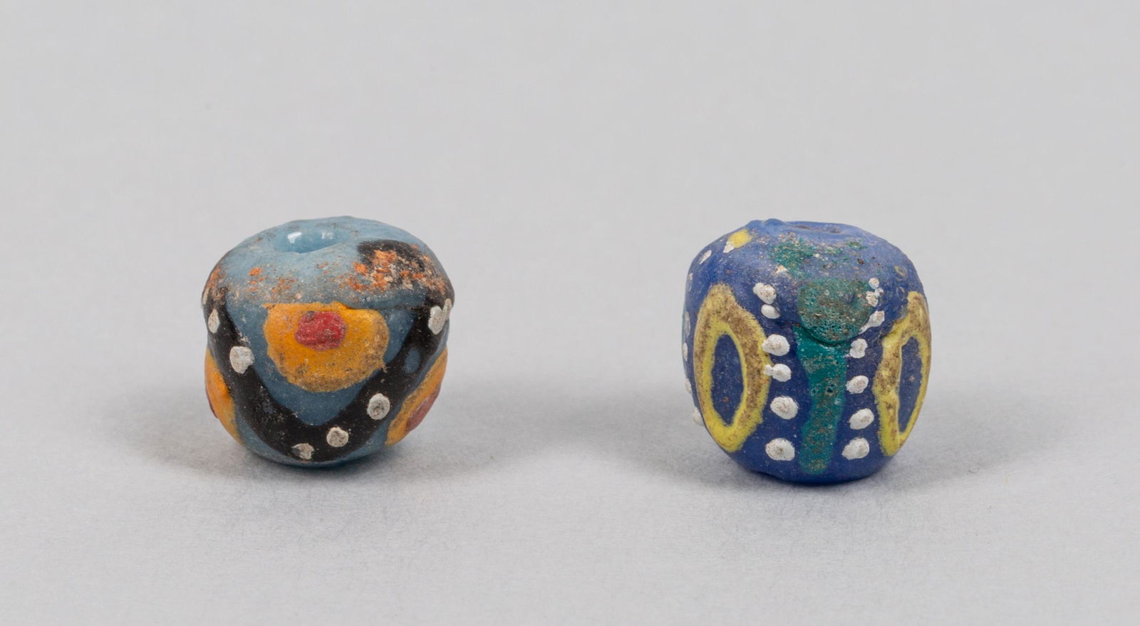 Two Special Antique Roman Dragon Fly Eye Trade Beads (1 of 8)