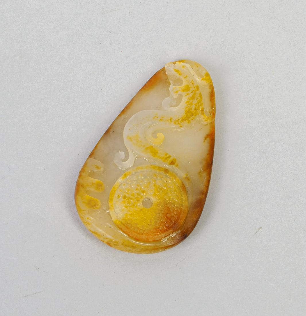 Chinese White Pebble Jade Toggle (1 of 9)