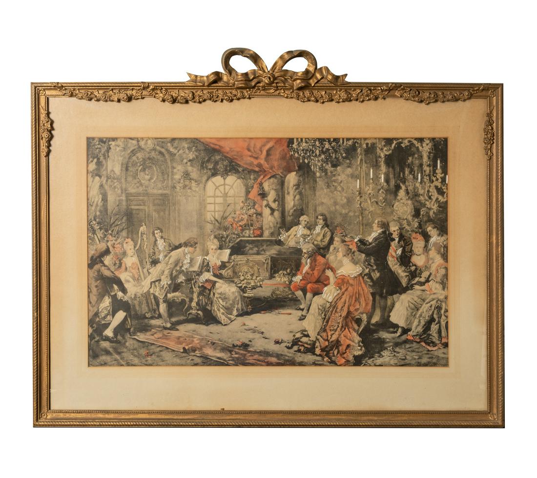 Signed Gilt Framed Lithograph (1 of 9)