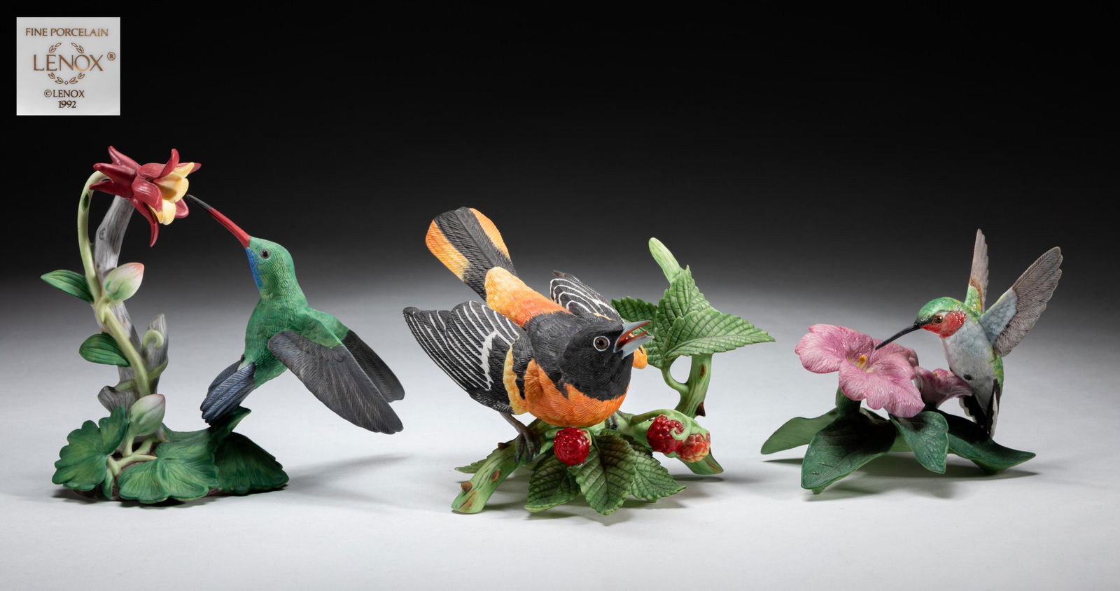 Set Lenox Hummingbird Porcelain Table Decor (1 of 12)