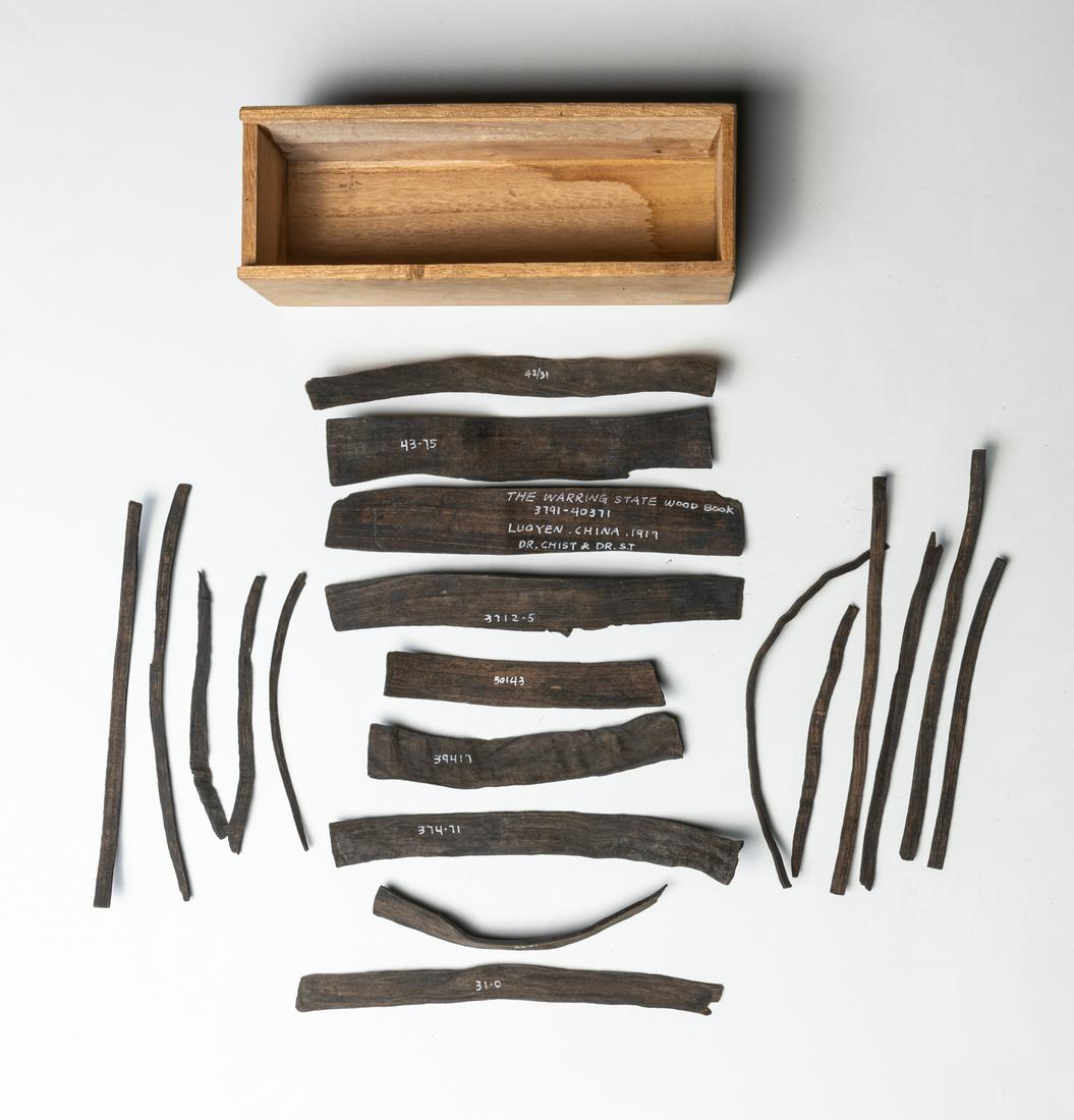 Sets Chinese Antique Han Wood Books (1 of 12)