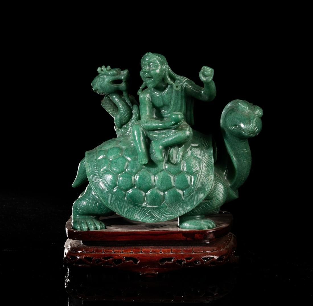 Large Chinese Jade Carving Luohan (1 of 10)