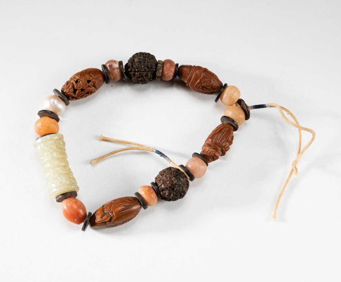 Chinese Old Jade Seed Pearl Prayer Beads (1 of 8)