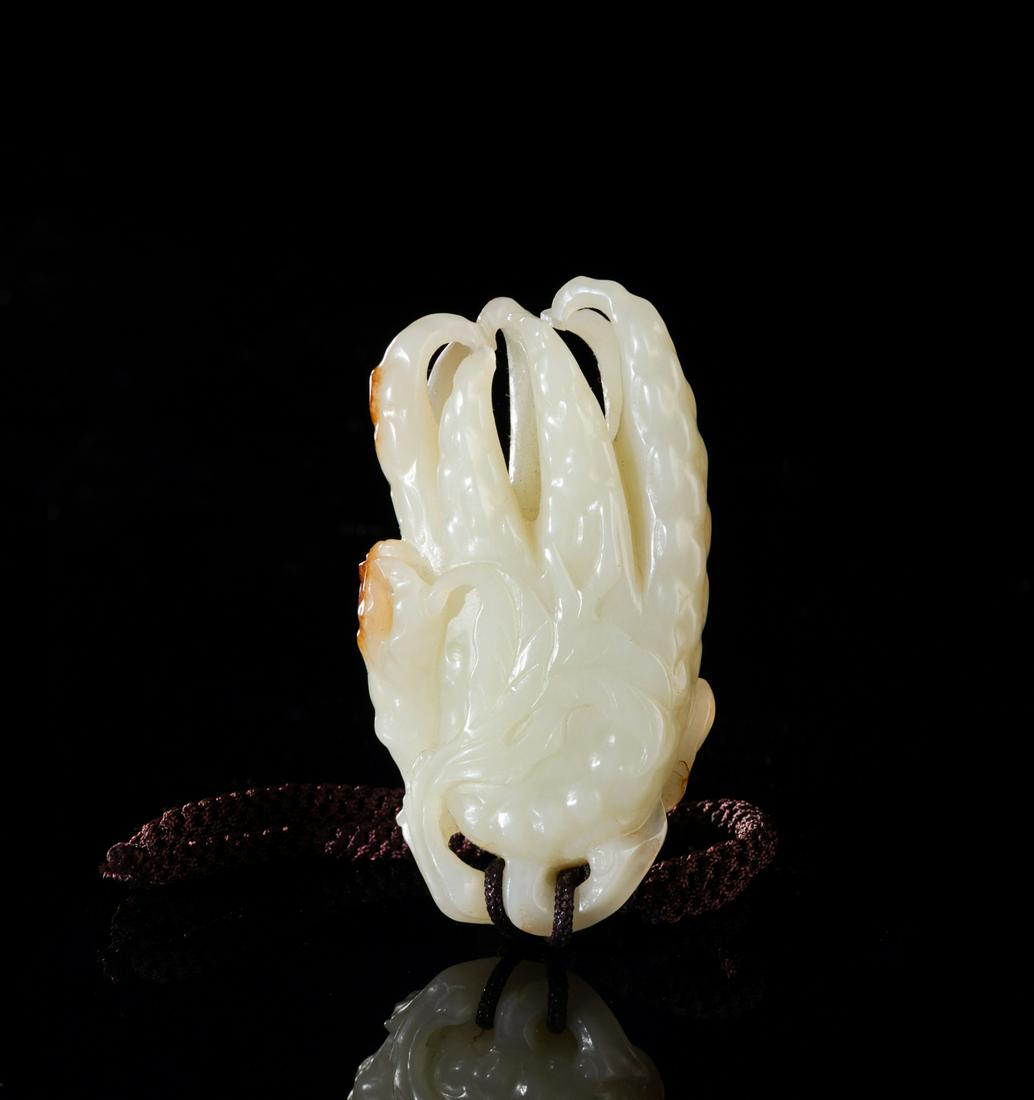 Chinese Russet Jade Carving Buddha Hand (1 of 11)