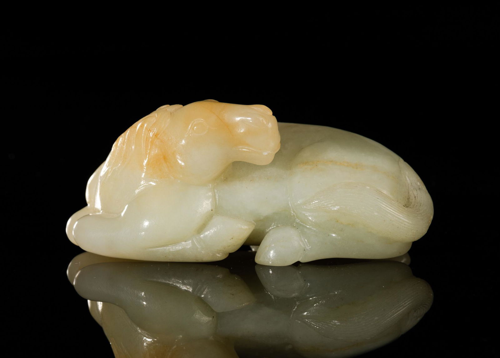 Large Chinese White Jade Horse (1 of 11)