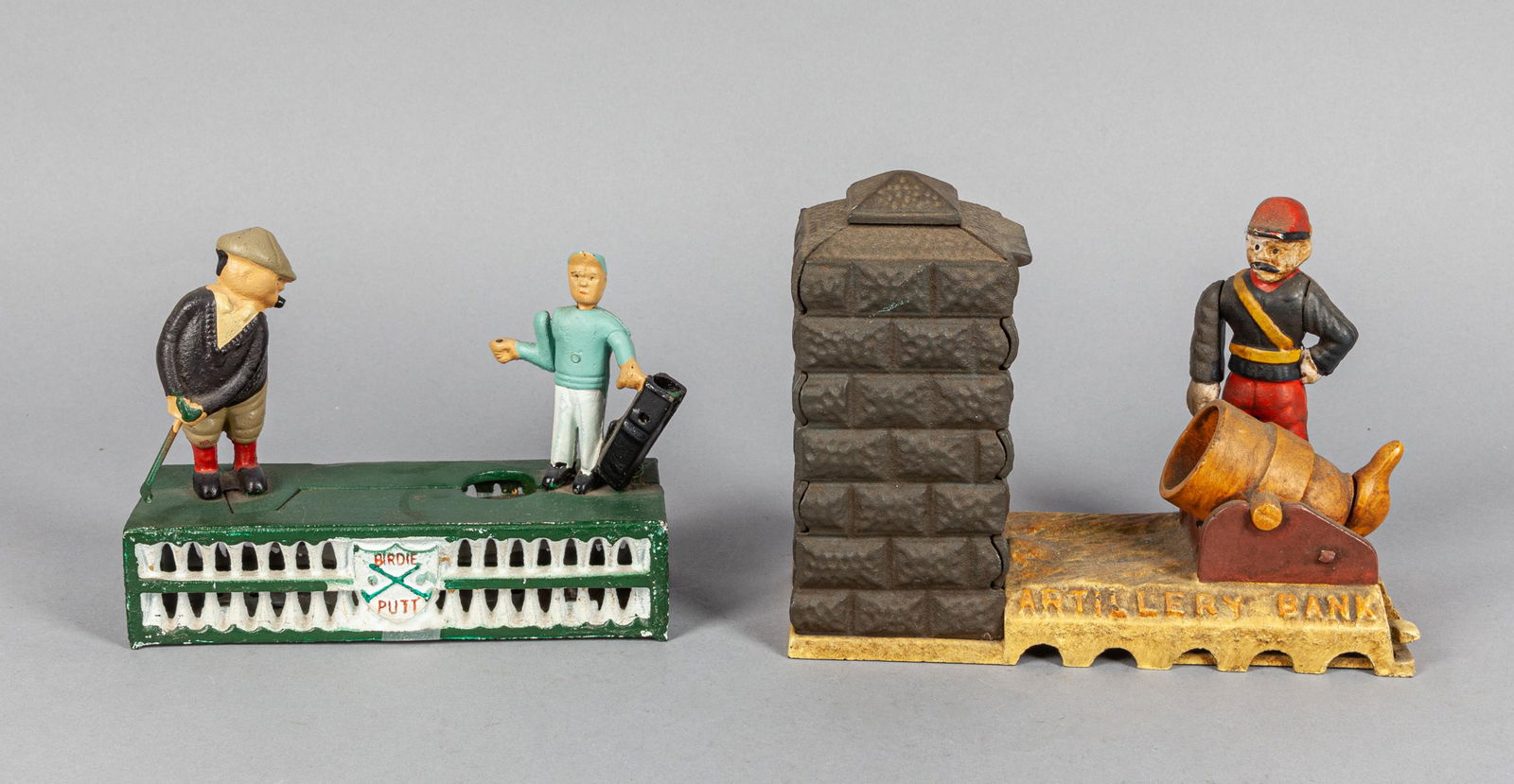 Set Collectible Iron Money Bank (1 of 14)