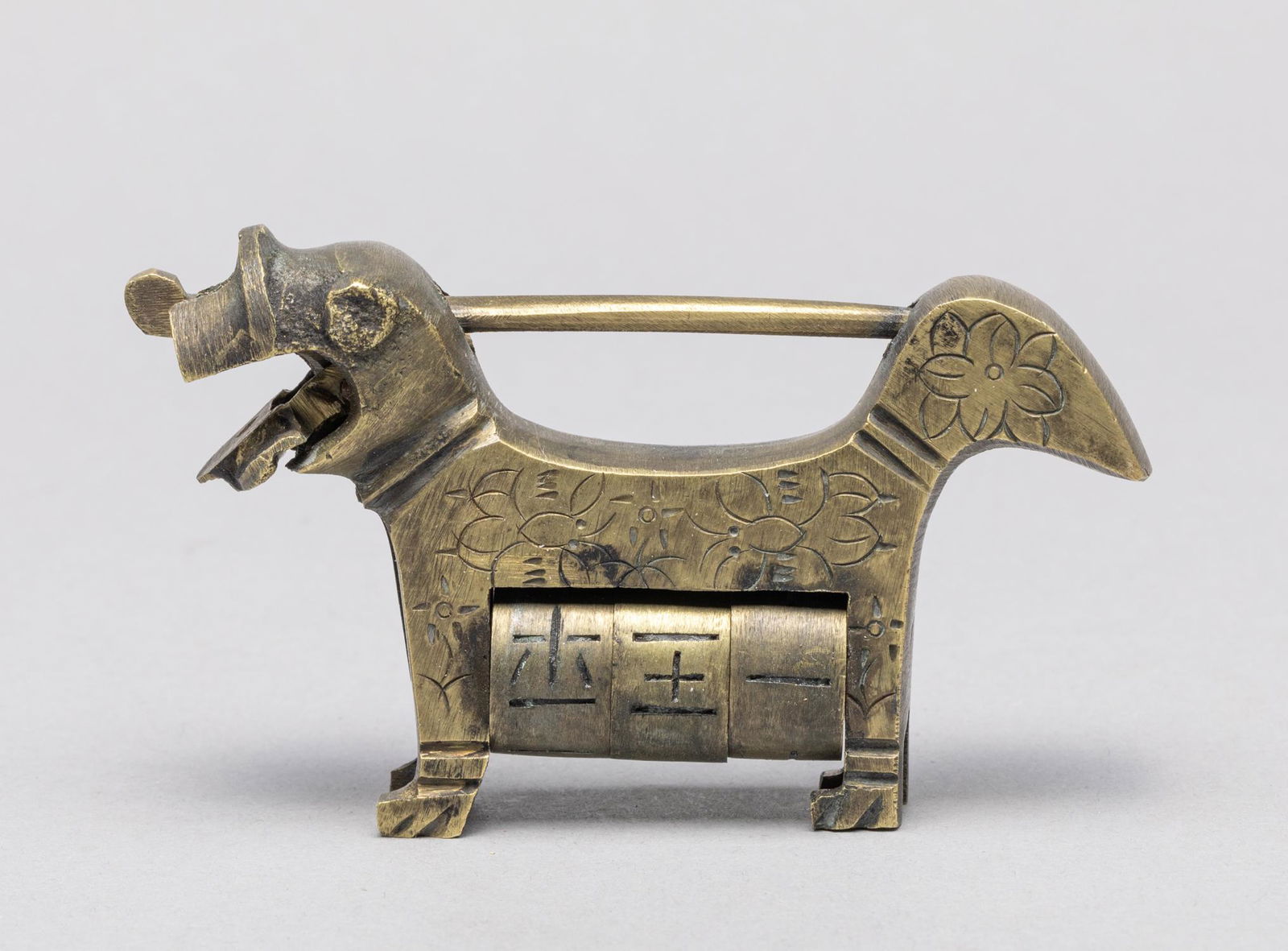 Collectible Chinese Bronze Lock (1 of 10)