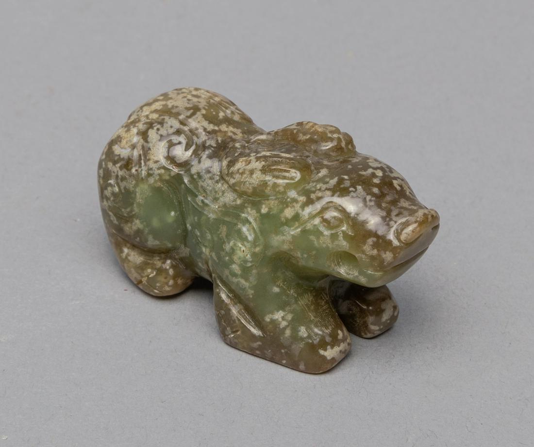 Chinese Jade Toggle of Beast (1 of 8)
