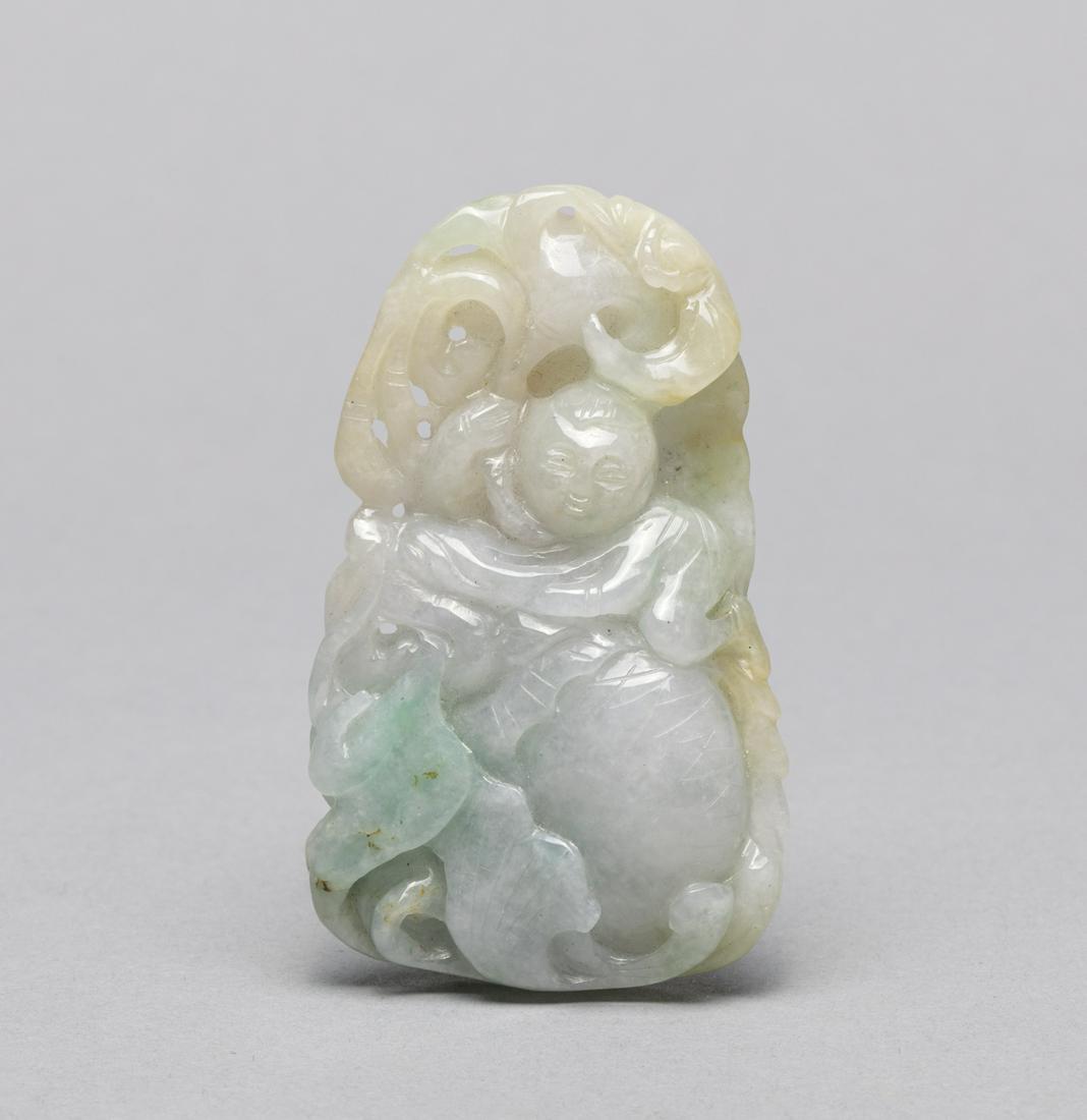 Chinese Translucent Jade Jadeite Carving (1 of 12)