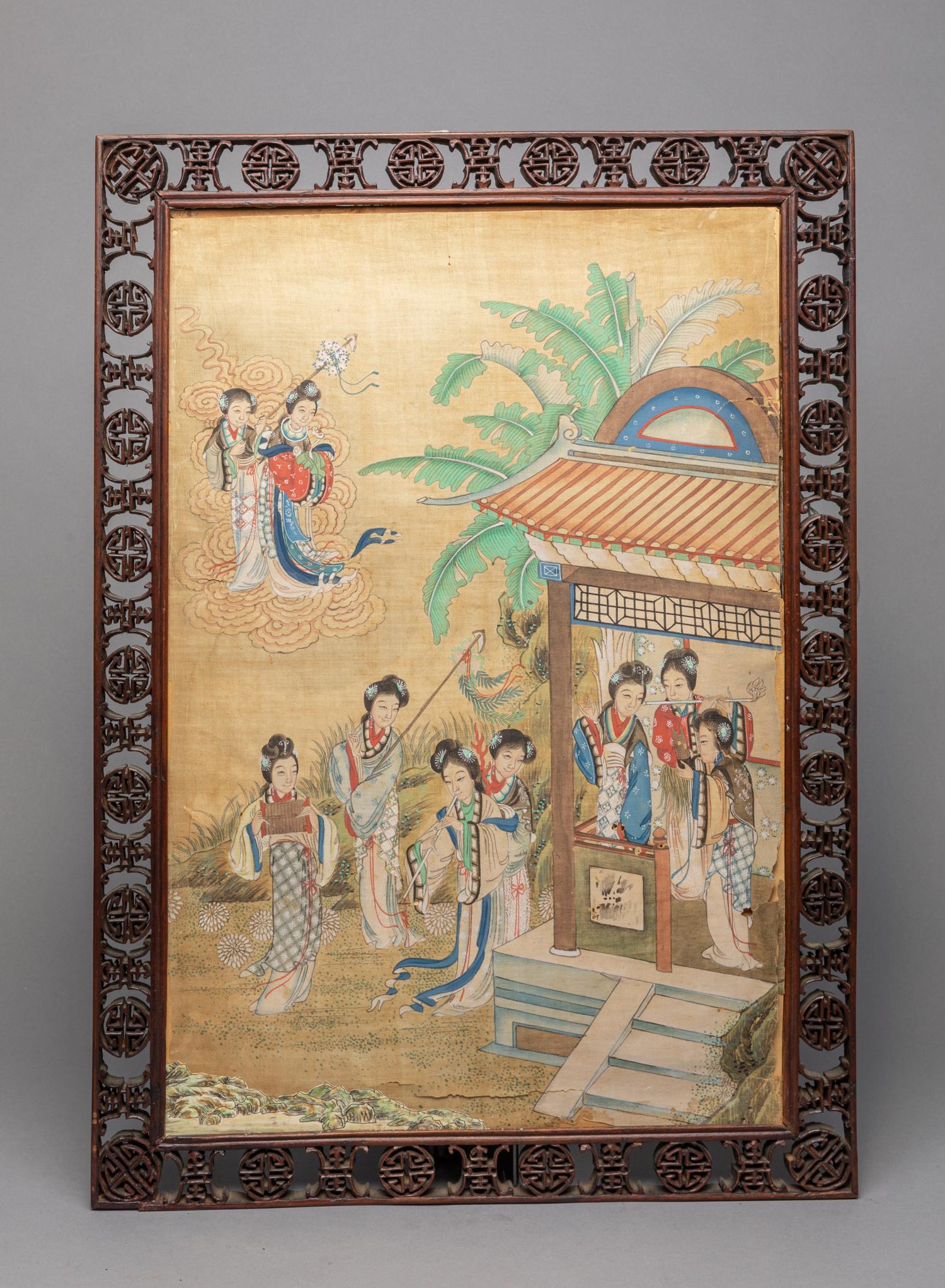 Collectible Chinese Framed Wall Hanging (1 of 12)