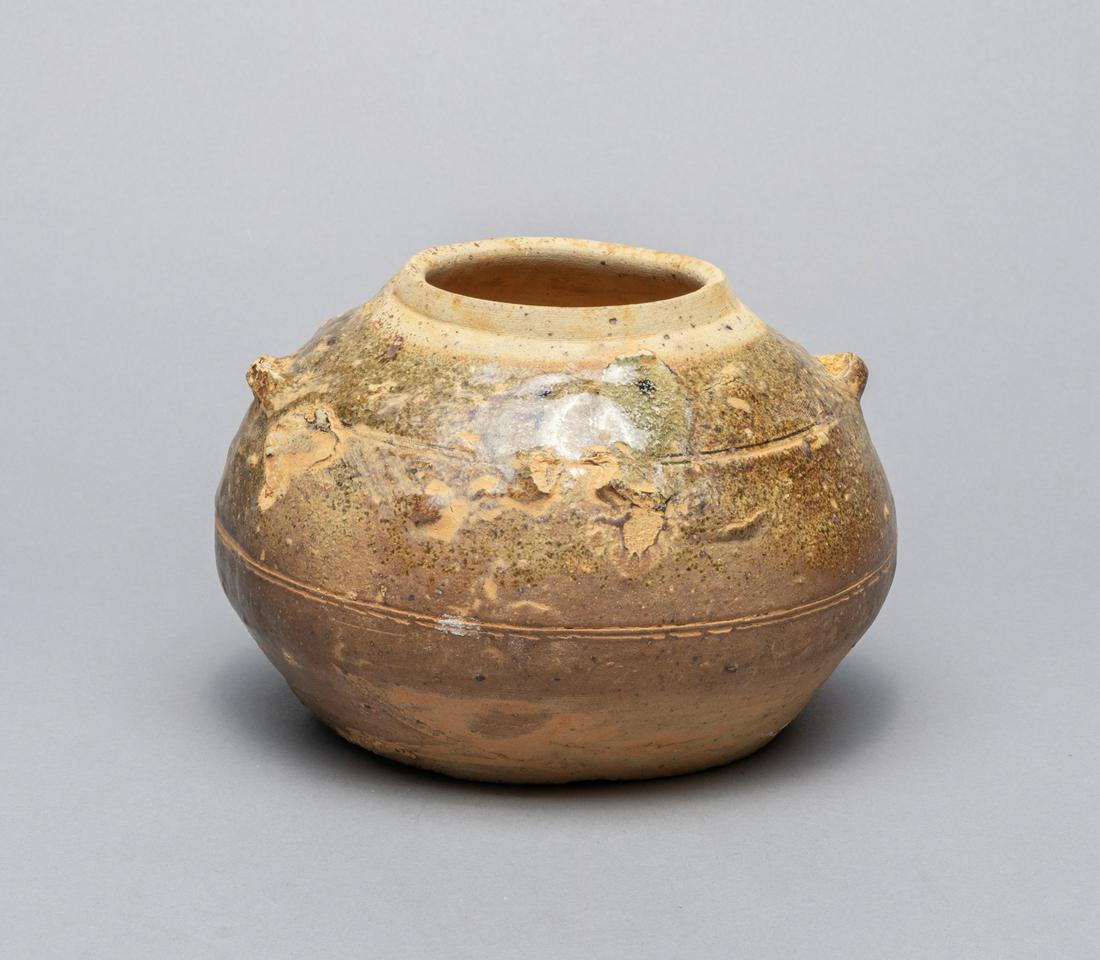 Korean Old Brown Glazed Pottery Jar (1 of 15)