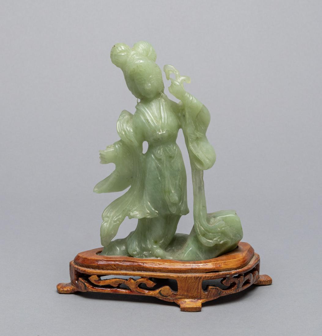 Chinese Export Translucent Jade Figure (1 of 10)