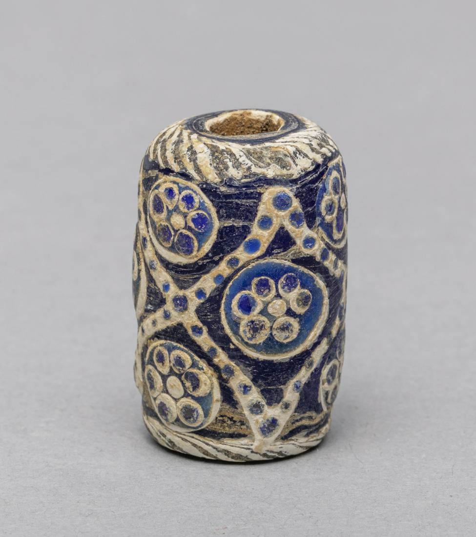 Ancient Roman Type Dragon Fly Eye Glass Beads (1 of 10)