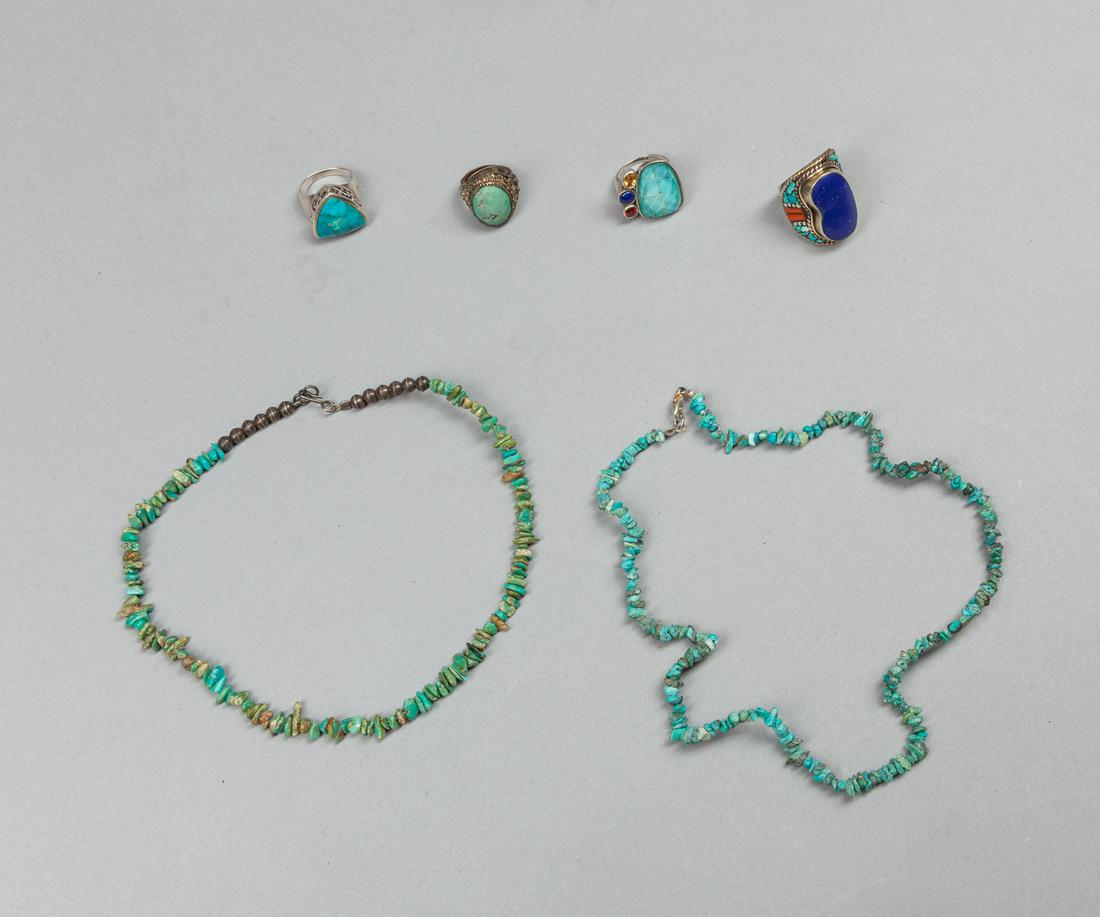 Set Vintage Turquoise Jeweries (1 of 13)