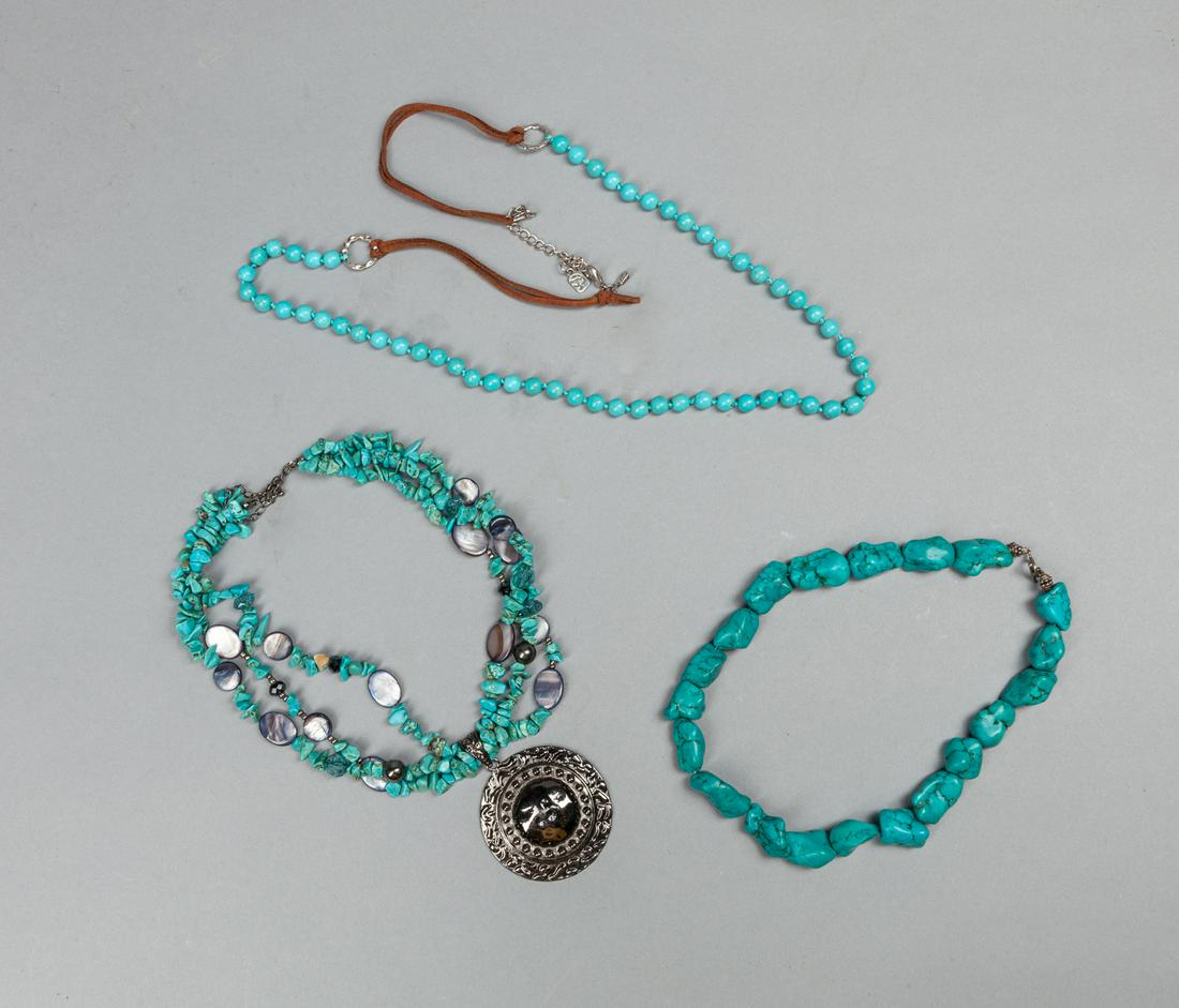 Collectible Designed Turquoise Stone Necklaces (1 of 10)