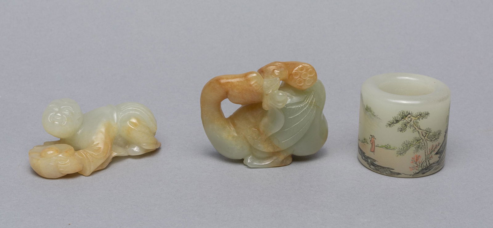 Set Chinese Jade Stone Carvings (1 of 15)