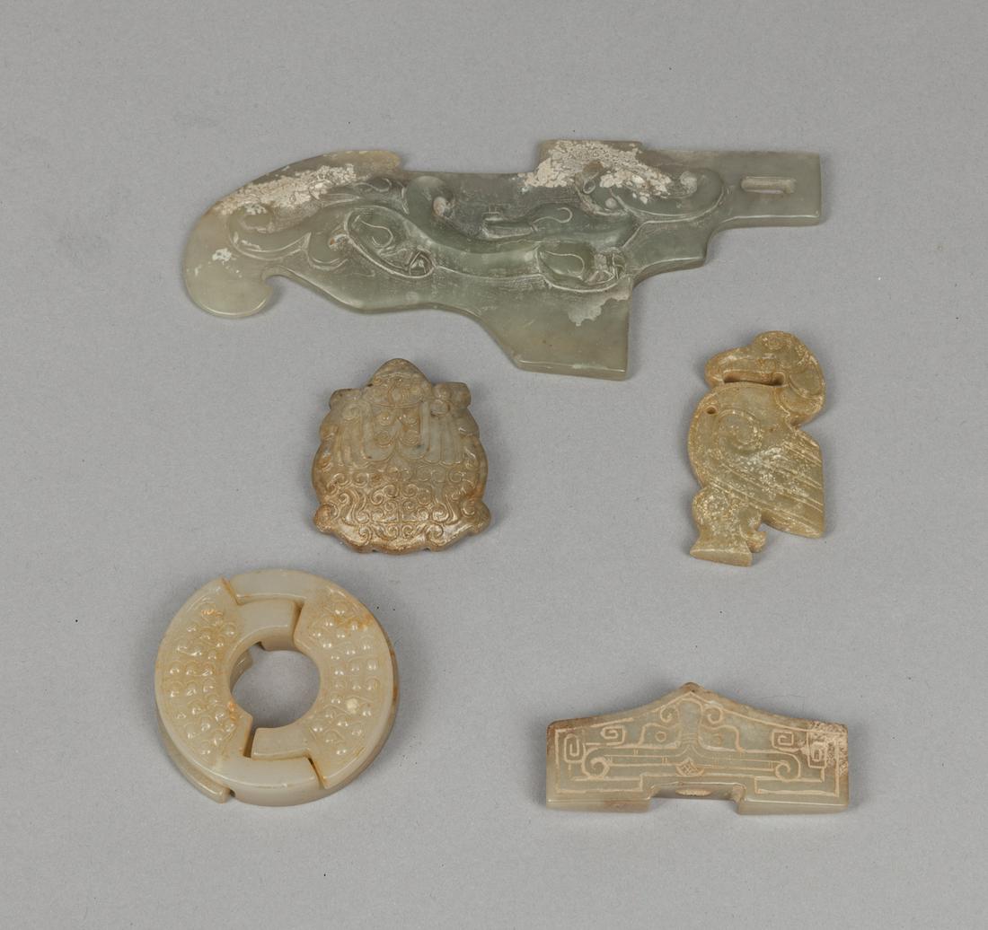 Set Chinese Jade Carvings (1 of 13)