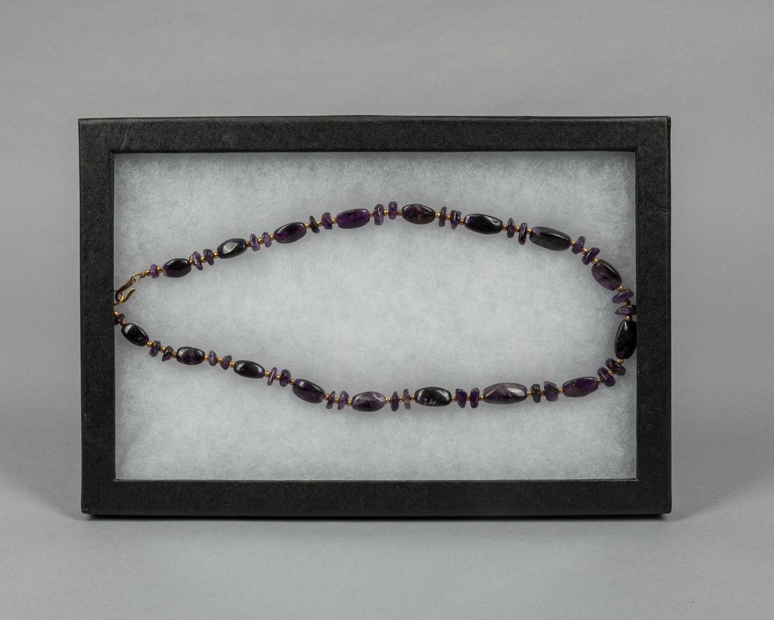 Designed Indian Royal Type Amethyst Necklace (1 of 11)