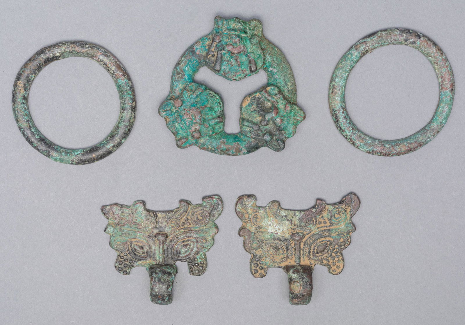 Set Chinese Bronze Decors (1 of 12)