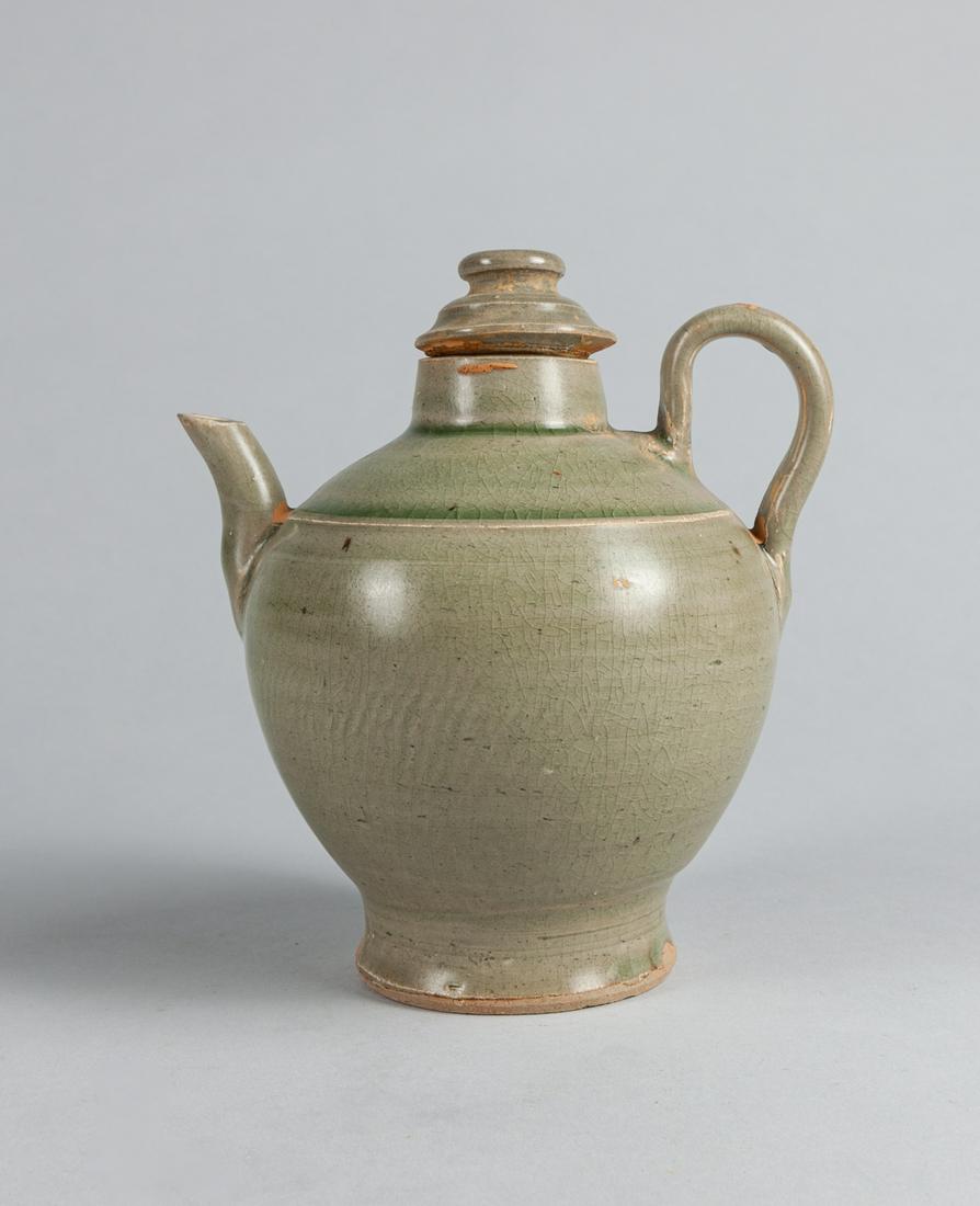 Korean Celadon Glazed Porcelain Vase (1 of 14)