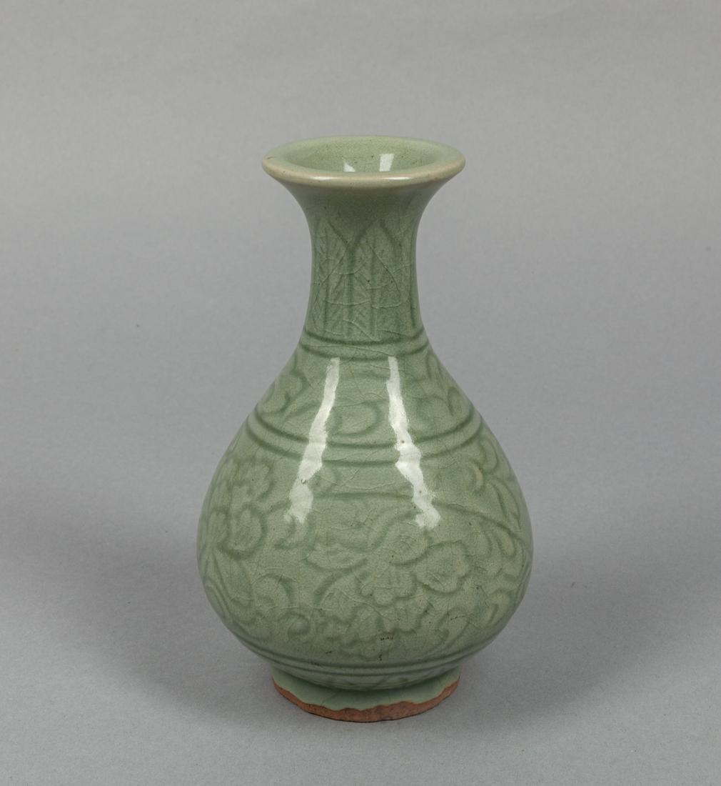 Chinese Longquan Type Porcelain Cabinet Vase (1 of 11)