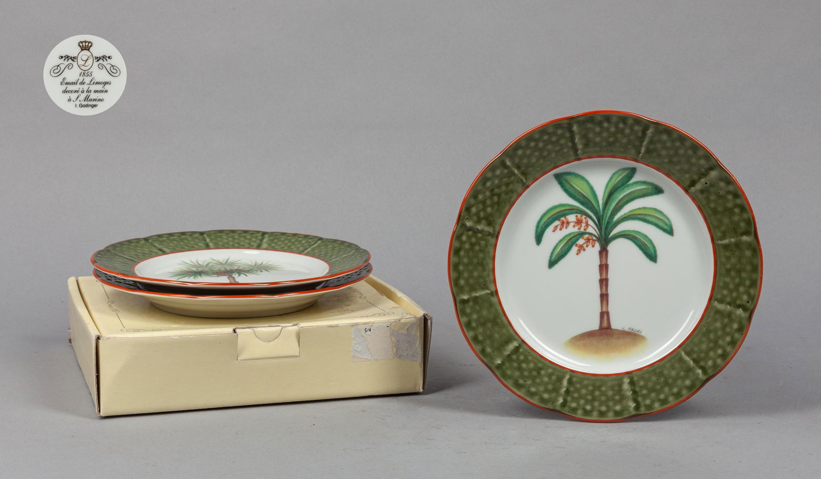 Collectible Email De Limoges Porcelain Plates (1 of 11)