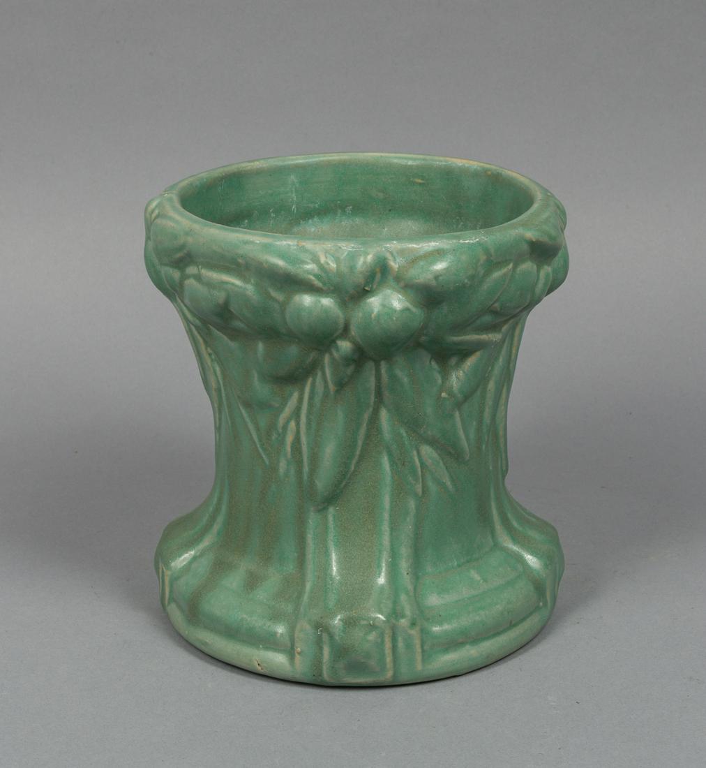Art Turquoise Glazed Pottery Flowers Vase (1 of 12)