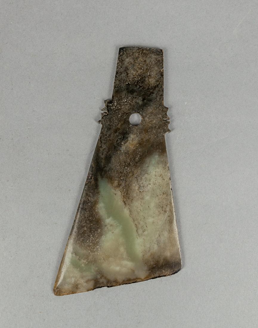 Chinese Jade Carving of Axe Blade (1 of 10)