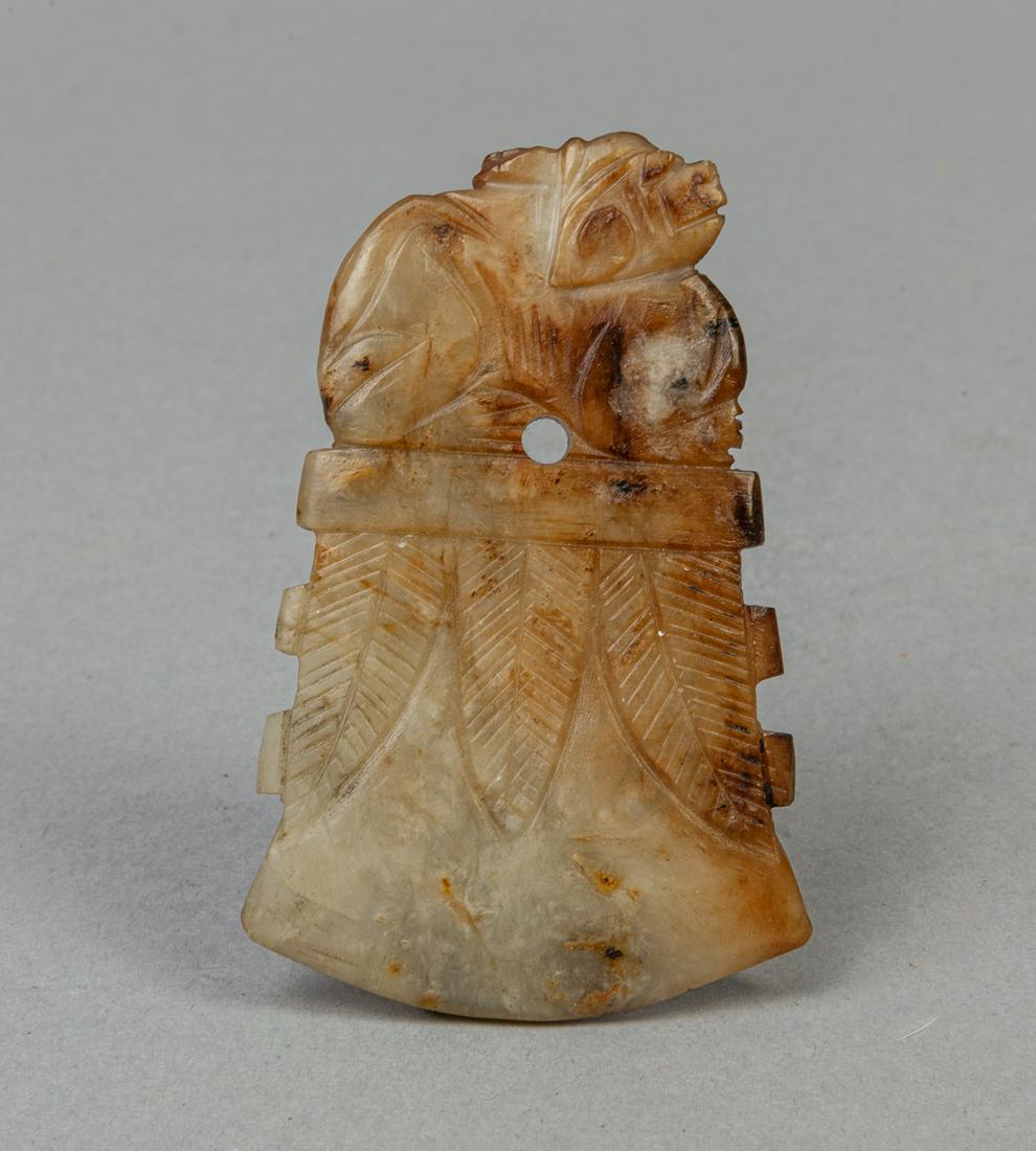 Chinese Ming Type Burnt Jade Pendant (1 of 10)