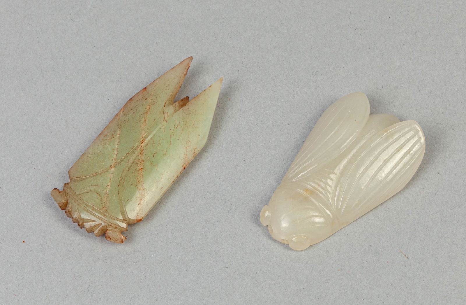 Set Chinese Jade Carving of Cicada (1 of 11)