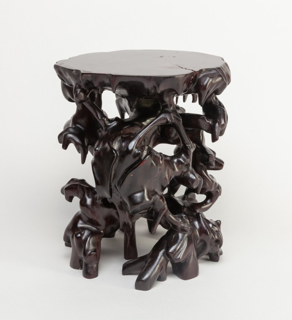 Chinese Rose Wood Stand (1 of 10)