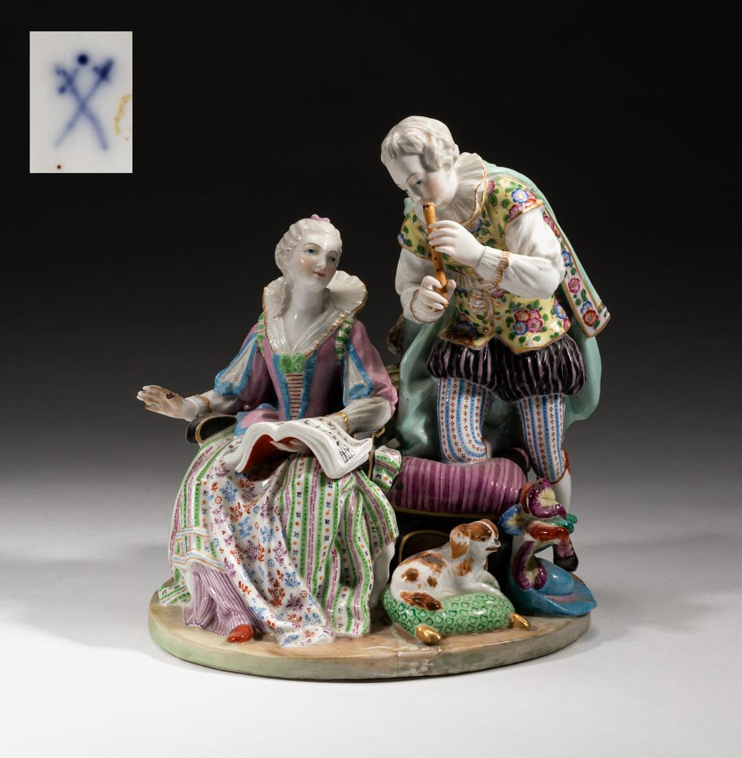 Meissen Famille Rose Porcelain Figure Table Sculpture (1 of 14)