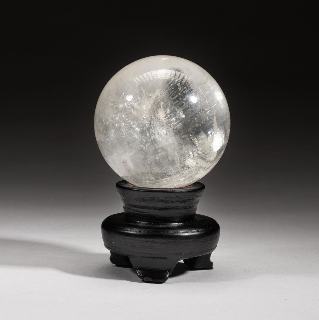 Collectible Clear Rock Crystal Ball (1 of 8)