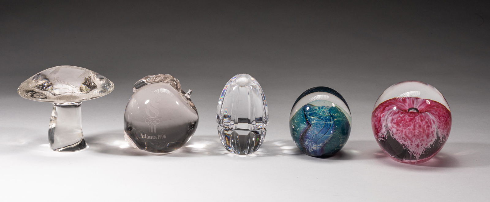 Signed Art Glass Paper Weight (1 of 12)