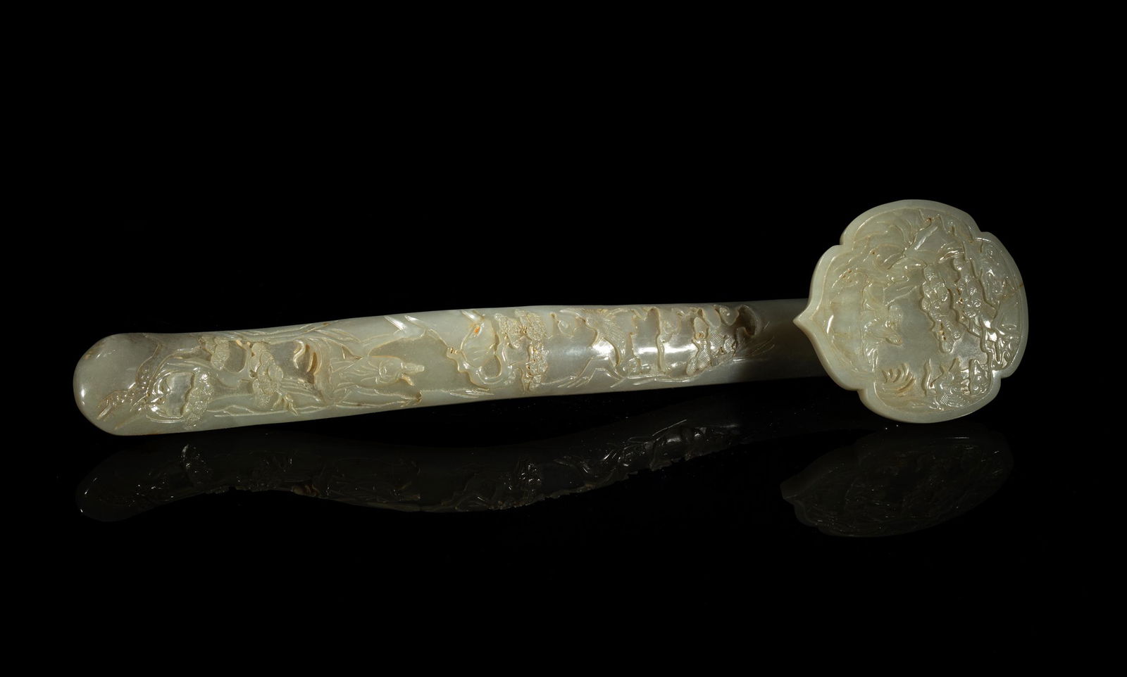 Large Chinese Russet Jade Ruyi Scepter (1 of 15)