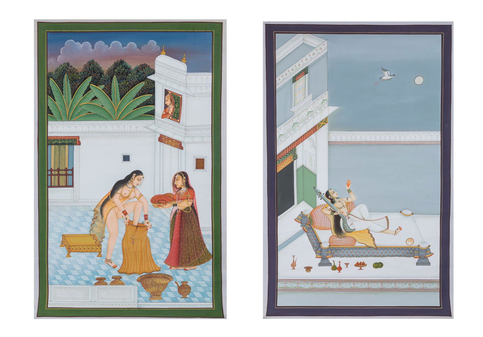 Collectible Indian Hand Painted Wall Hanging Paintings (1 of 14)