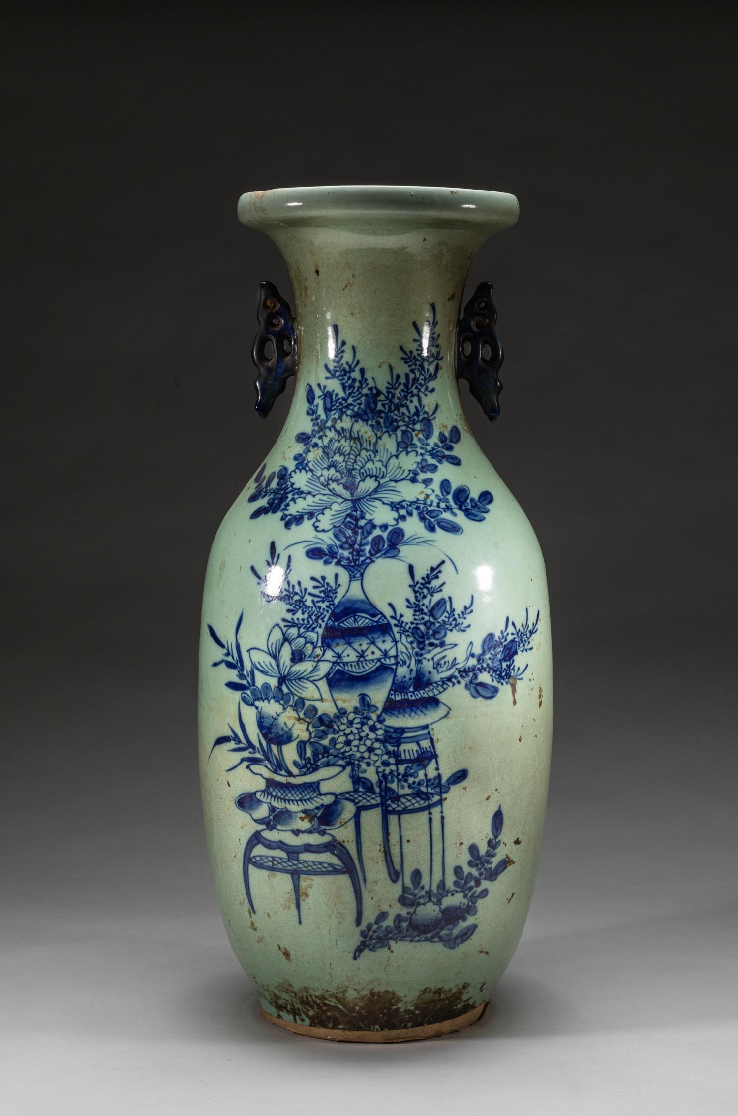 19th Large Chinese Porcelain Vase (1 of 14)