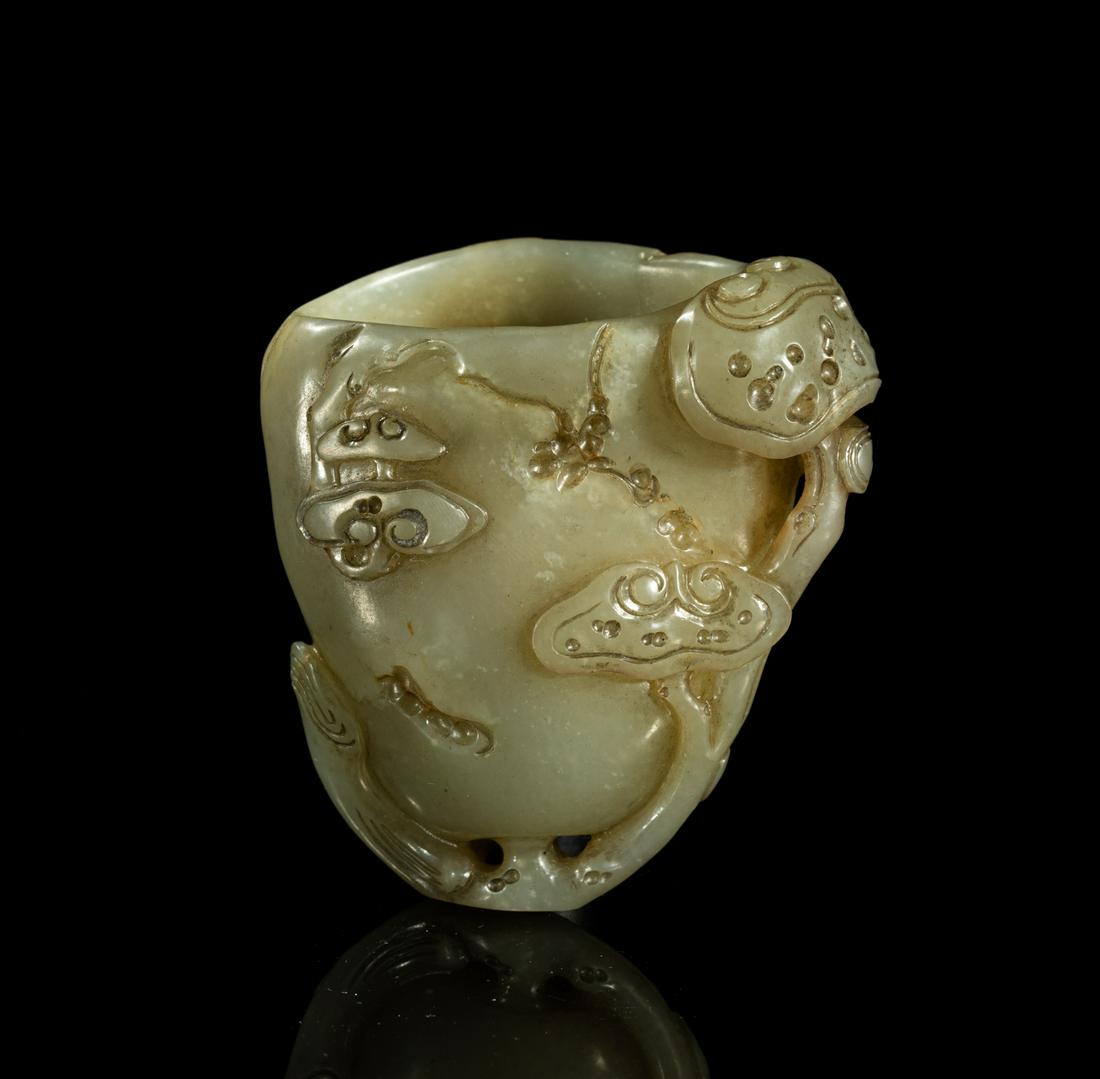 Chinese Jade Carving of Brush Washer (1 of 13)
