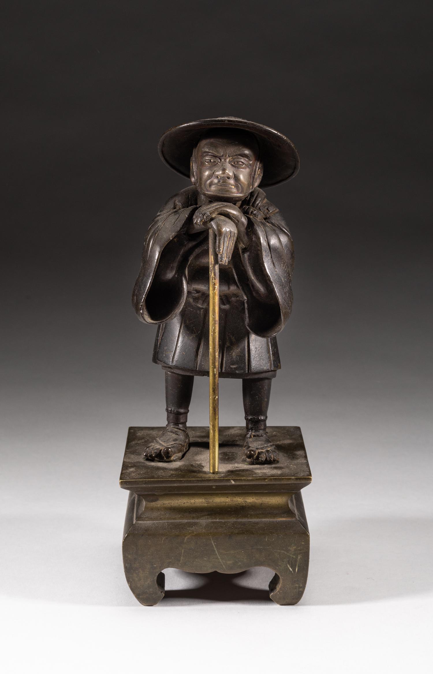 Japanese Antique Meiji Bronze Table Sculpture (1 of 10)