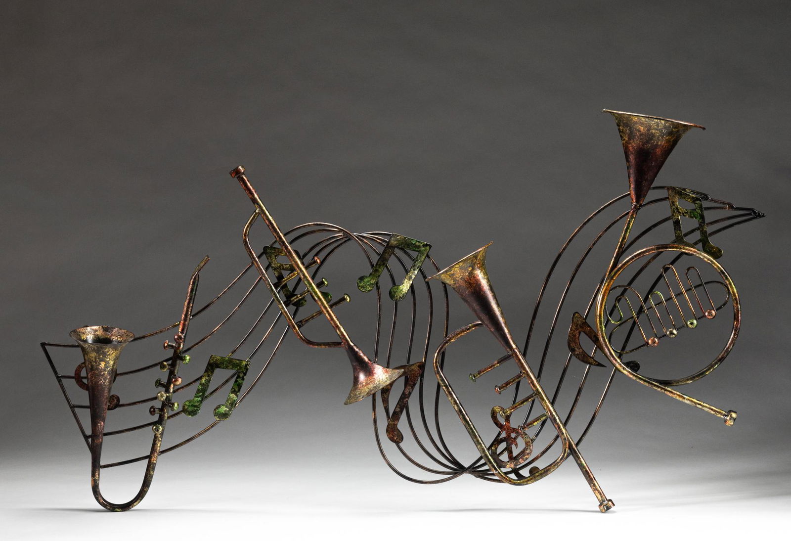 Collectible Musical Instrument Metal Wall Hanging Decor (1 of 8)