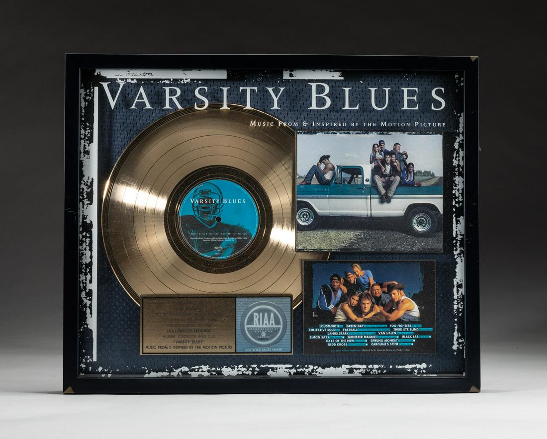 Collectible Varsity Blues Art Deco Wall Hanging (1 of 7)