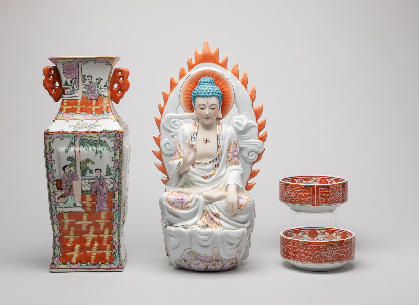 Set Chinese Export Porcelain Wares (1 of 14)