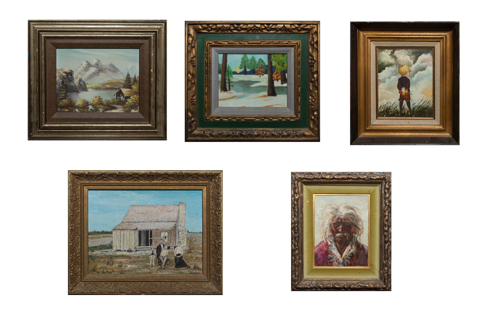 Set Native American Art Wall Hangings (1 of 18)