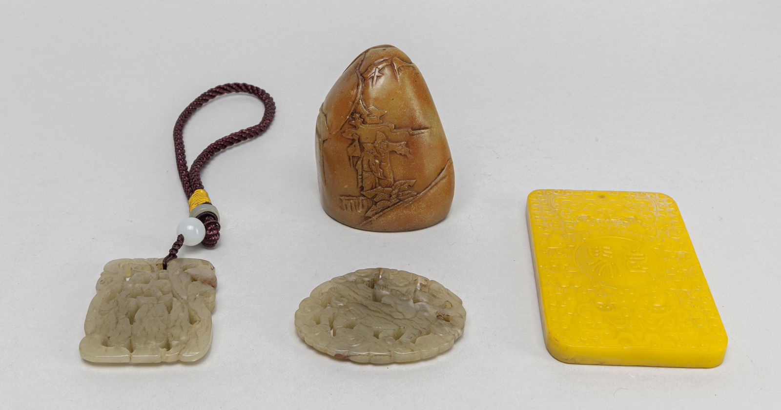 Set Chinese Jade/Stone Carvings (1 of 12)