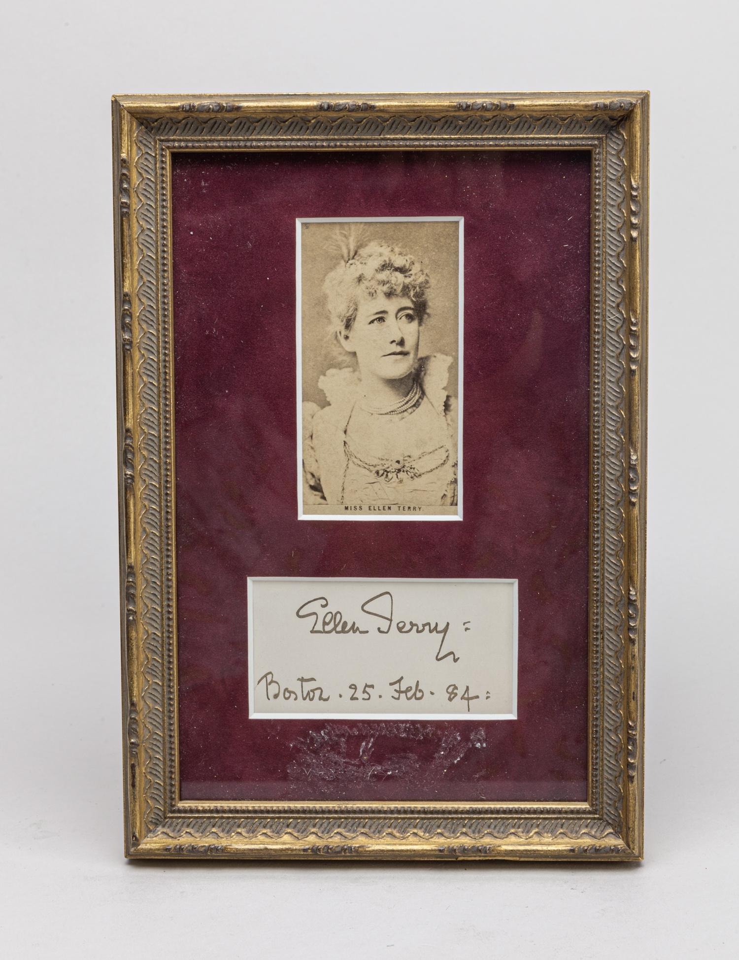 Antique 1884 Miss Ellen Terry Photo (1 of 9)