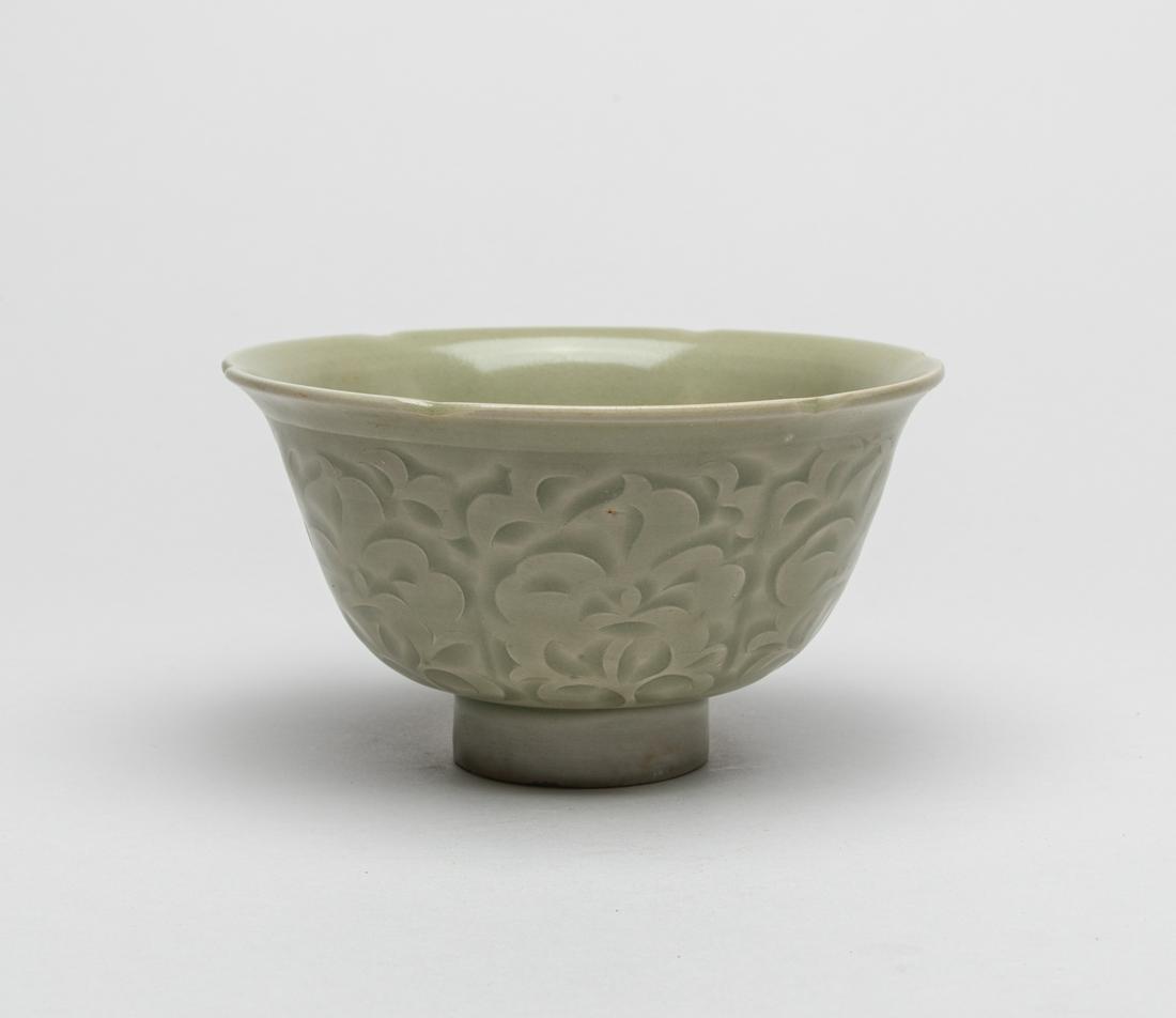Chinese Yaochou Type Porcelain Lotus Tea Cup (1 of 9)